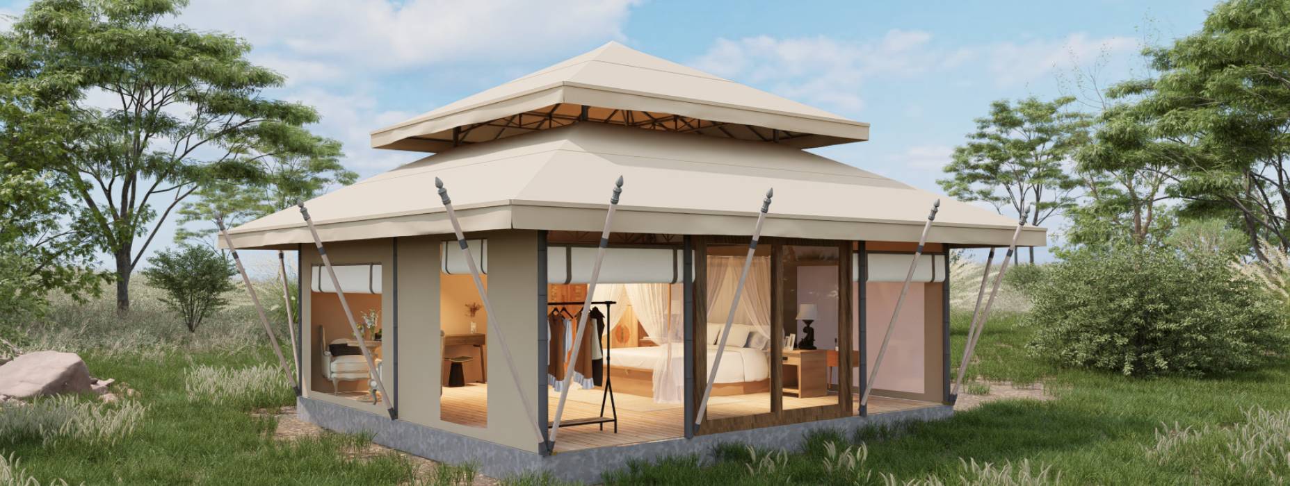 二七区户外野奢帐篷